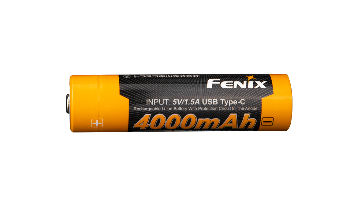 Dobíjateľná USB-C batéria Fenix 18650 4000 mAh (Li-Ion)